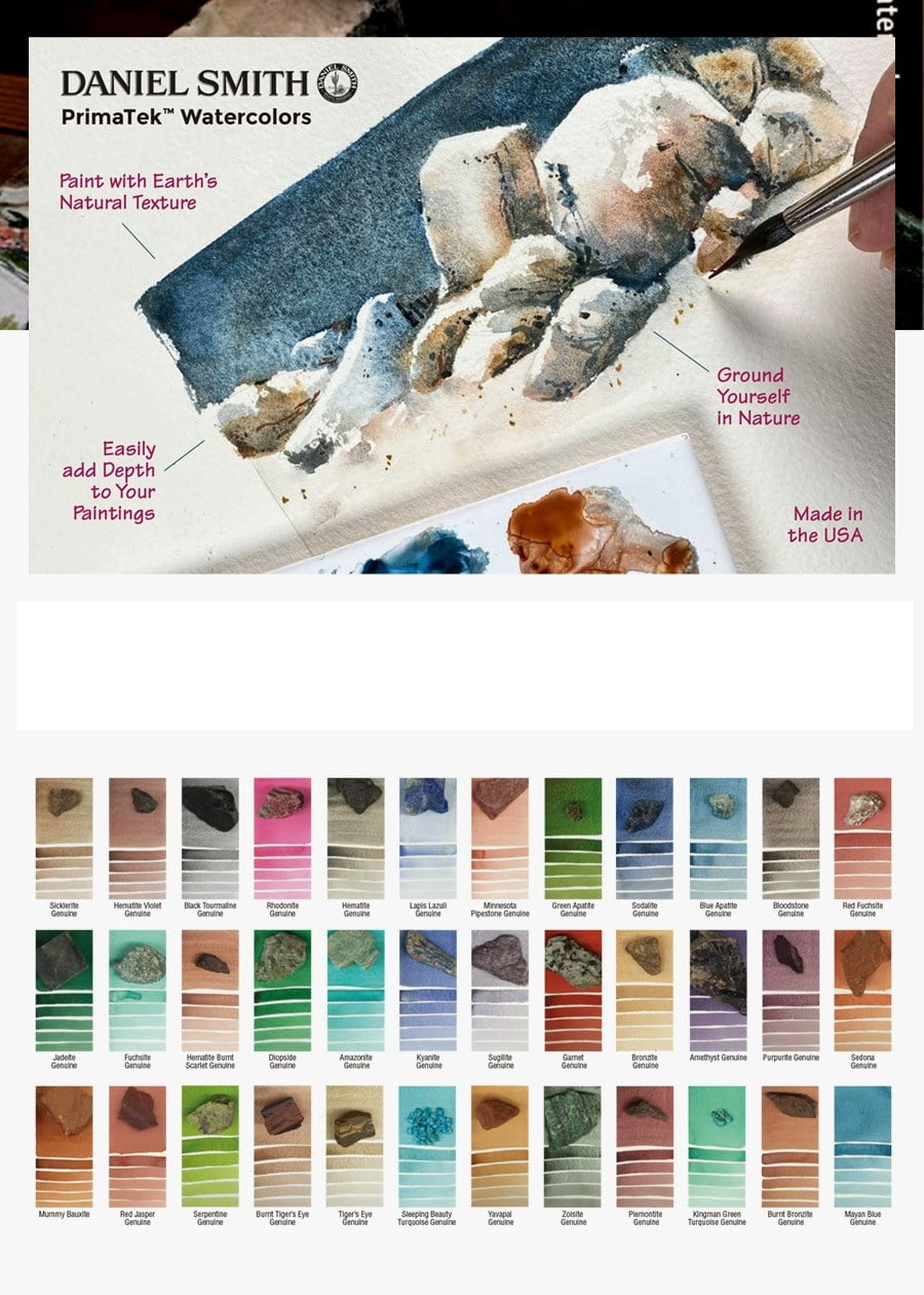 Daniel Smith  Primatek Watercolor Handcrafted 48 Colors 1ml Artist Professional Watercolor Paint