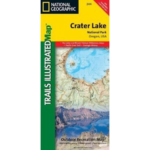 Crater Lake National Park: Trails Illustrated National Parks