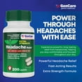 thumbnail image 3 of GenCare Headache Relief Acetaminophen 250mg, Aspirin 250mg & Caffeine 65mg, 200 Caplets, 3 of 7