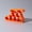 orange, variant on 5.3*9.3*1.9cm Generic Door Holder to Keep Door Open - Windows Blocker Stopper Wedge Anti-Collision Closure for Bedroom Balcony Garage - Security Window Lock Wedge for Hotel Office & Home