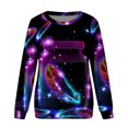 thumbnail image 3 of Puntoco - Camiseta estampada para mujer, blusa de manga larga, cuello redondo, tops casuales, sudadera Puntoco Puntoco-3280, 3 of 3