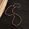 thumbnail image 6 of Necklace for Men Puka Shell Necklace Men Summer Surfer Necklaces Beaded Choker Beach Essentials Holiday Jewelry for Vacation Summer Outfits for Man Son Husband, 6 of 14