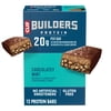 CLIF BUILDERS Protein Bars Chocolate Mint Flavor, Plant Protein, Gluten Free Bars, 12ct