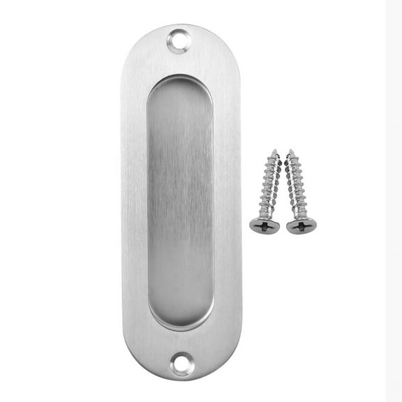 1pcs Rectangular Face Fix Recessed Door Pull Handle Stainless Steel