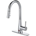thumbnail image 2 of RUNFINE Single-Handle Pull-Down Sprayer With Hands-Free Kitchen Faucet Chrome, 2 of 8