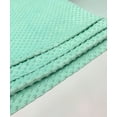 thumbnail image 3 of Mint (1 Yard) Minky Dot Fleece Fabric by the Yard, Dimple Dot Minkee Fabric, Super Soft Plush Fabric for Blankets, Pillow Covers, Soft Toys, Baby Blanket, 3 of 5