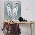 thumbnail image 4 of Stupell Industries Nautical Egret Portraits Animals & Insects Painting Gallery Wrapped Canvas Art Print Wall Art, 13 x 30, Set of 2, 4 of 8