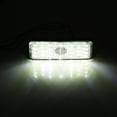 thumbnail image 4 of Feu Arrière de Frein à Réflecteur LED Rectangulaire pour Moto Scooter Universel Blanc, 4 of 5