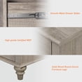 thumbnail image 6 of Wide Dresser with 7 Drawers, Large Dresser TV Stand for Living Room Kids Room, Grey, 6 of 7