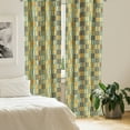 thumbnail image 2 of Ambesonne Beach Curtains, Flip Flops Vintage Summer, Pair of 28"x84", Multicolor, 2 of 5