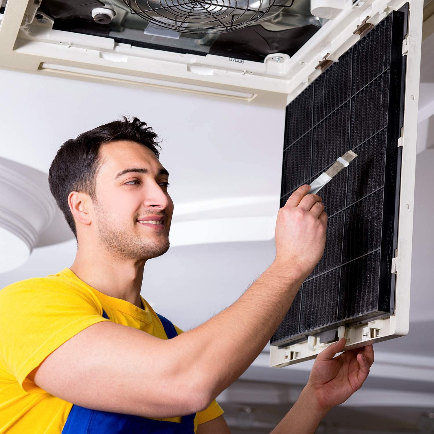 Buy 4 Pieces Air Conditioner Condenser Fin Cleaning Brush Coil Condenser Brush AC Fin Comb