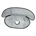 thumbnail image 2 of Alfombrilla para cambiar pañales para niños, fácil de instalar, cómoda alfombrilla para pañales, almohadilla para pañales para cochecito de viaje en Gris, 2 of 9