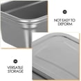 thumbnail image 6 of Reusable Stainless Steel Ice Cream Container with Lid, Stackable Freezer Tub for Homemade Gelato, Sorbet and Frozen Yogurt, 6 of 7