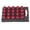 Red, variant on M Buder Premium M12x1.5 Lug Nuts with Socket Adapter, Durable Aluminum Alloy 42mm / 1.65 inches Long 19Hex for JDM Racing Style, Replacement for Hyundai, Black, 20-Piece Set