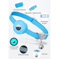 thumbnail image 3 of Collier pour Chat AirTag Réfléchissant Ajustable avec Boucle de Sécurité et Clochette Amovible - Support de Traqueur pour Animaux en Nylon Léger pour Chats/chatons - Visibilité Nocturne avec 3 Bandes Réfléchissantes - Phosphorescent, 3 of 6