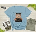 thumbnail image 6 of Funny Sofa Destroyer Cat Kitten Kitty with Sun Glasses Cat Shirt T-Shirt Cat Lover Gift T Shirt for Men Women Kids Boys Girls Tshirt, 6 of 7