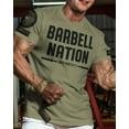 thumbnail image 3 of Gymish Barbell Nation Workout T-Shirt for Men – Funny Gym Shirt, Men’s Athletic Tee, Lifting T-Shirt, Fitness Apparel, Workout Clothes for Men, 3 of 6