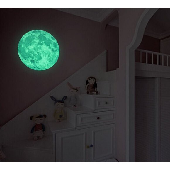 Viflosae Todays Deals Clearance Sales Colorful Diameter 40 cm Lunar Wall Stickers Bedroom Living Room Deals Flyer