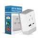 thumbnail image 1 of Adaptador de enchufe tipo D de EE. UU. a India de Ceptics con QC 3.0 y PD de 18 W, 1 of 8