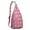 Rose-red-12, variant on Alpaca & Llama Sling Bag - Kawaii Animal Print Crossbody Backpack for Outdoor (Cute Llama Face Pattern, Unisex Shoulder Pack)