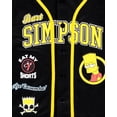 thumbnail image 4 of Boys Bart Simpson Baseball Jersey T-Shirt - Little and Big Boys Sizes 4-20 Black/Yellow, 4 of 6