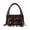 Coffee, variant on Beaded Evening Bag Dense Beading with Sequins Beaded Fringe Handbag Vintage Evening Purse for Party Retro Clutch for Woman.