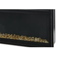 thumbnail image 3 of Signature Design by Ashley Wide Electric Fireplace Insert with Remote, Black, LED Flame Heater with Crystals and Stones, Heats up to 1,000 sq ft, 3 of 7