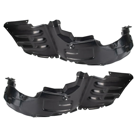TRQ Inner Fender Liner Set Fits Select 2006-2012 Mitsubishi Eclipse MI1250107 MI1251107