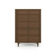 thumbnail image 5 of Child Craft Surrey Hill 33" Interlocking 5-Drawer Chest for Nursery or Bedroom, Anti-Tip Kit, Diamond Detail, Toasted Chestnut, 5 of 9
