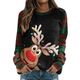 thumbnail image 3 of Suéteres de Navidad feos, jerséis de gran tamaño, sudadera con estampado divertido en 3D para fiesta navideña, cumpleaños y Navidad, 2024, 3 of 5