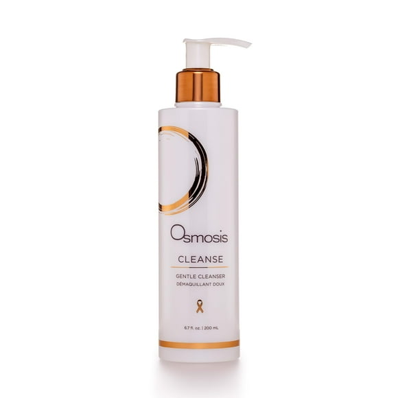 OSMOSIS CLEANSE Gentle Facial Cleanser, Face Wash with Coconut Oil for Dry, Sensitive Skin, Gently Removes Impurities, 6.7 Fl Oz