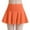 Orange, variant on EDFBUYKRS Female Skirts Floral Maxi Skirt Or Linen Women's Comfortable Pleated Yoga Skirt High Waist Sport Half Skirt Running Quick Dried Tennis Short Skirt