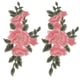 thumbnail image 3 of Parches Flores2PCS Parches bordados Parches de flores para ropa Parches de flores bordados Valor excepcional Jadeshay A, 3 of 8