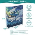 thumbnail image 5 of 3 Ring Binder 1.5 inch Round Rings with Interior Pockets Binders Organizer Office School 2Pack White Dragon Adventure, 5 of 10
