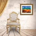 thumbnail image 3 of Moore, Regina 24x20 Gold Ornate Wood Framed with Double Matting Museum Art Print Titled - Autumn Terrain II, 3 of 4