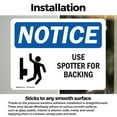 thumbnail image 3 of (2 Pack) Use Spotter For Backing Sign, 3 of 7