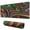 Fond Noir Vert, variante sur Tapis de Souris Thème Lignes Bleues, Rouges, Vertes et Blanches Imperméable Lavable pour Bureau Maison Travail Gaming Base en Caoutchouc Tapis de Souris avec Bords Cousus 31.5x11.8 Pouces