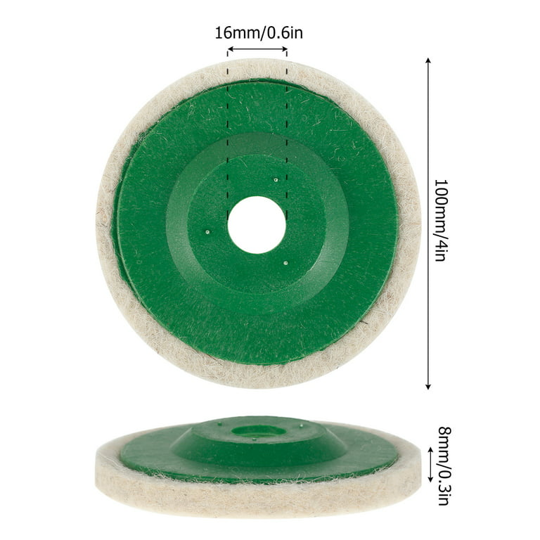 Wool Felt Polishing Wheel Disc, 4 Round Wool Buffing Wheel Disc for 100  Angle Grinder, Wood Jade Metal Surfaces Polishing Pads, Durable Drill  Polishing Wheel for Furniture Cars Buffing Waxing. (5) - Yahoo Shopping