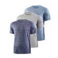thumbnail image 2 of Leey-World Mens T-Shirts Men's T Shirt Short Sleeve Cotton Blend T-Shirts Crew Neck Casual Summer Basic Tee Shirts(Navy,XL), 2 of 7