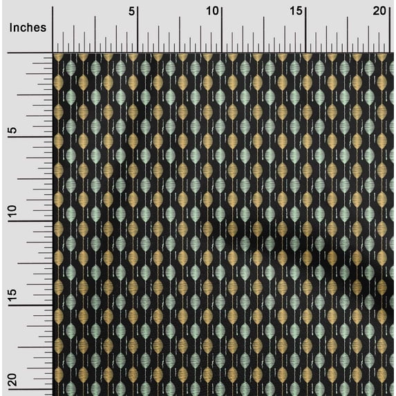 oneOone Silk Tabby Fabric Stripe Abstract Printed Fabric 1 Yard 42 Inch Wide