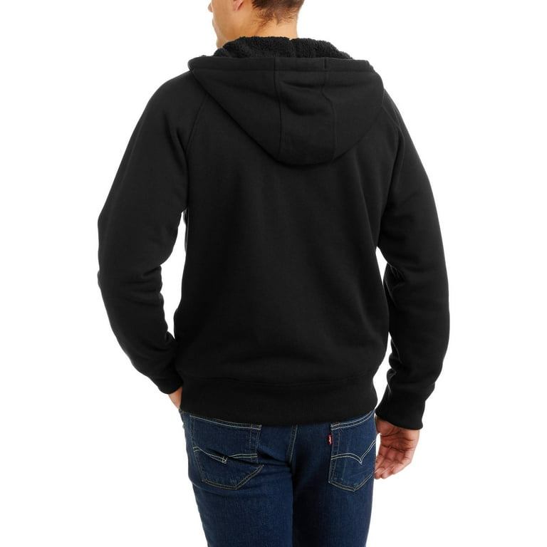 Faded glory men's sherpa hoodie cheap