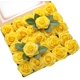 thumbnail image 1 of 25 flores de burbujas de rosas simuladas, color amarillo Adepaton LRWJ729-3, 1 of 3