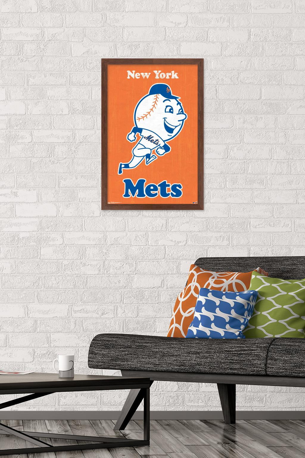 MLB New York Mets - Retro Logo 11 Wall Poster, 14.725