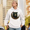 thumbnail image 4 of Celtic Moon Bear Sweatshirt Mystical Forest Animal Wildlife Nature Spiritual Celestial Lunar Viking Valhala Hoodie, 4 of 7