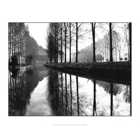 Canal, Normandy, France Art Print  By Bill Philip (Best Canals In France)