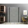 thumbnail image 4 of Slab Barn Door Panel 30 x 84 inches | Planum 0011 Concrete with Frosted Glass | Sturdy Finished Interior Doors | Pocket Closet Sliding, 4 of 6