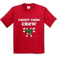 thumbnail image 3 of Inktastic Candy Cane Crew Youth T-Shirt, 3 of 5