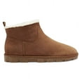 thumbnail image 3 of Lucky Brand Dweller Cognac Faux Shearling Round Toe Pull On Ankle Casual Booties (Cognac, 8), 3 of 8