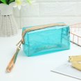 thumbnail image 1 of LHSHID Women Swimming Bag Waterproof Handbags Transparent PVC Plastic Pool Beach Makeup Organizer Toiletry Storage PVC Bag, 1 of 6