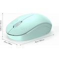thumbnail image 2 of Wireless Mouse, 2.4G Noiseless Mouse with USB Receiver - Portable Computer Mice, 2 of 4